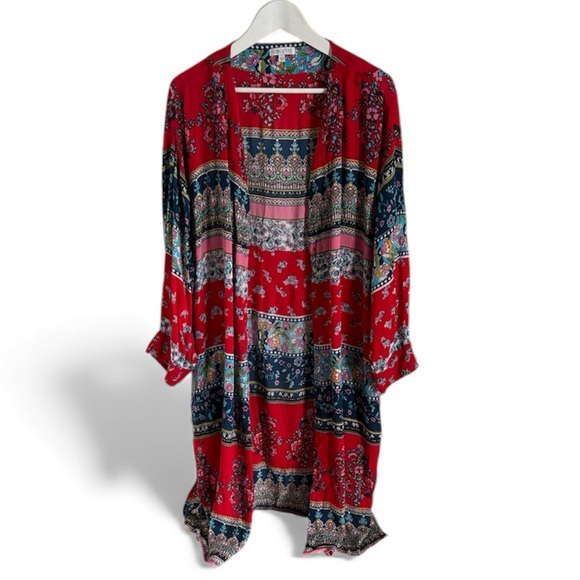 Patrons of Peace Other - Patrons of Peace Floral Kimono Robe or Bathing Suit Cover Up